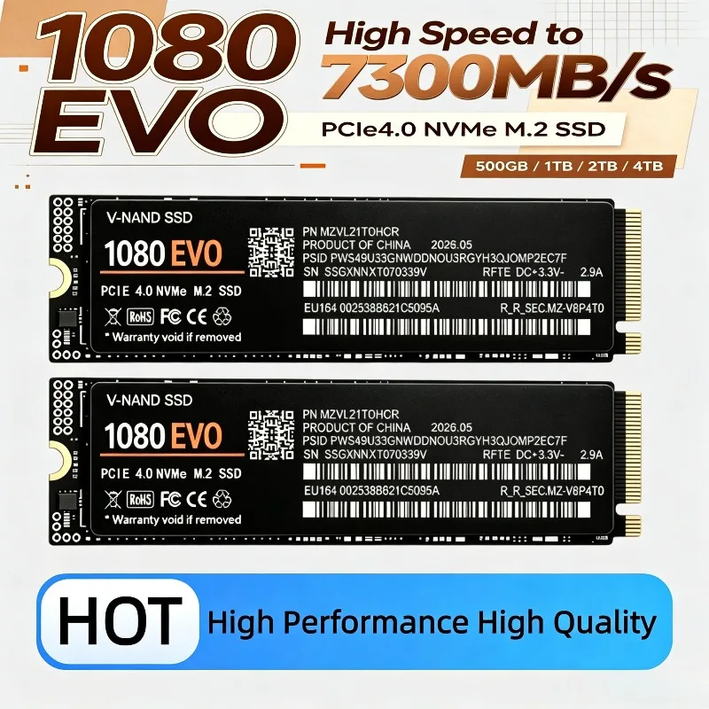 2026 NUOVO SSD interno 1080 EV - M.2 Nvme 4Tb Pcie 4.0 Ssd recensione e prezzo