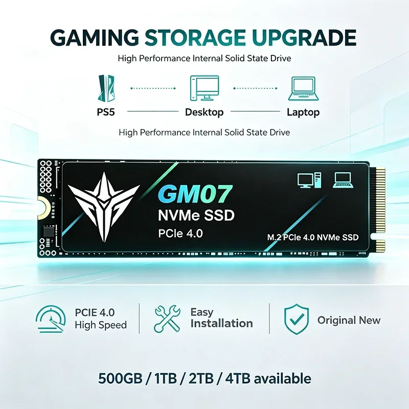 Nuovo disco rigido SSD GM07 M2 - M.2 Nvme 4Tb Pcie 4.0 Ssd recensione e prezzo