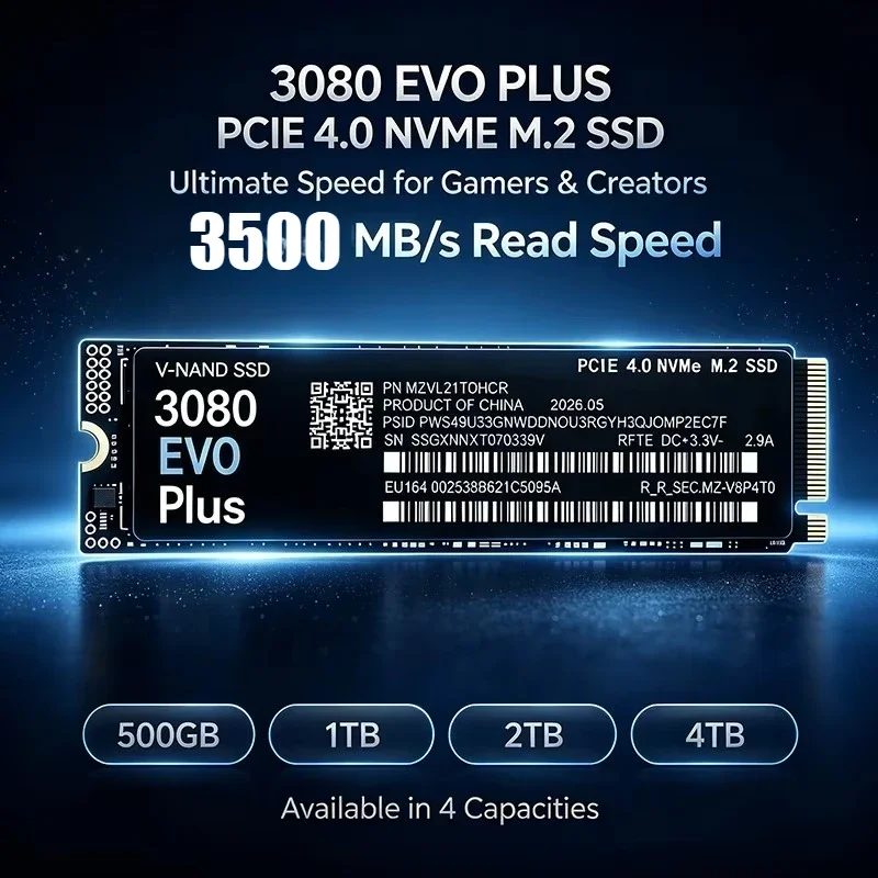 3080 EVO Plus 1TB 2TB 4TB SSD  - M.2 Nvme 4Tb Pcie 4.0 Ssd recensione e prezzo